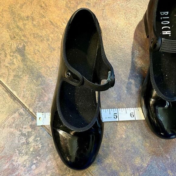 Bloch Girl’s Black Snap Tap Shoes 1 1/2 M - Picture 13 of 16